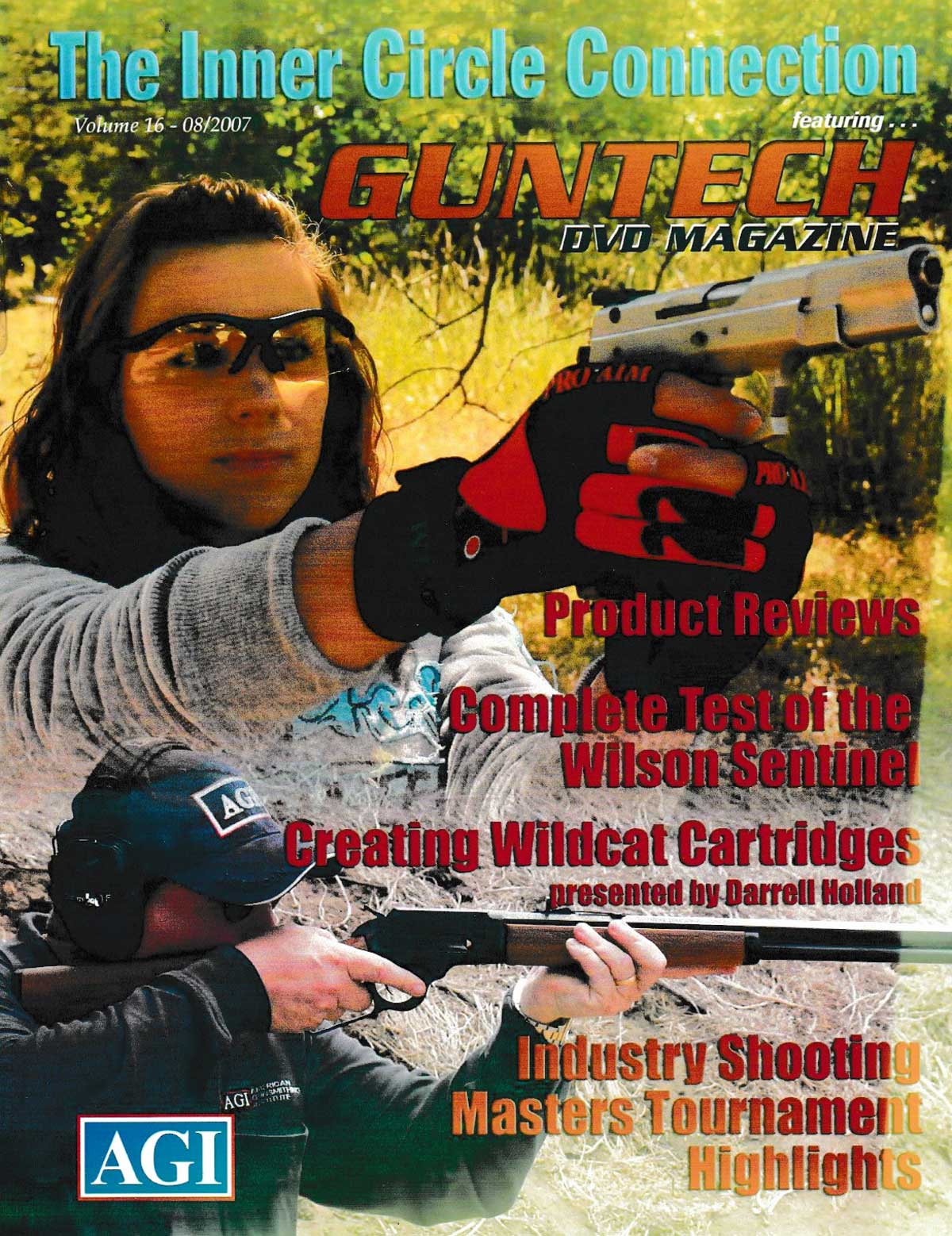 PROAIM on Cover of AGI Magazine Pro Aim Gloves